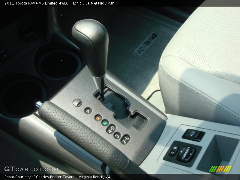 Pacific Blue Metallic / Ash 2011 Toyota RAV4 V6 Limited 4WD