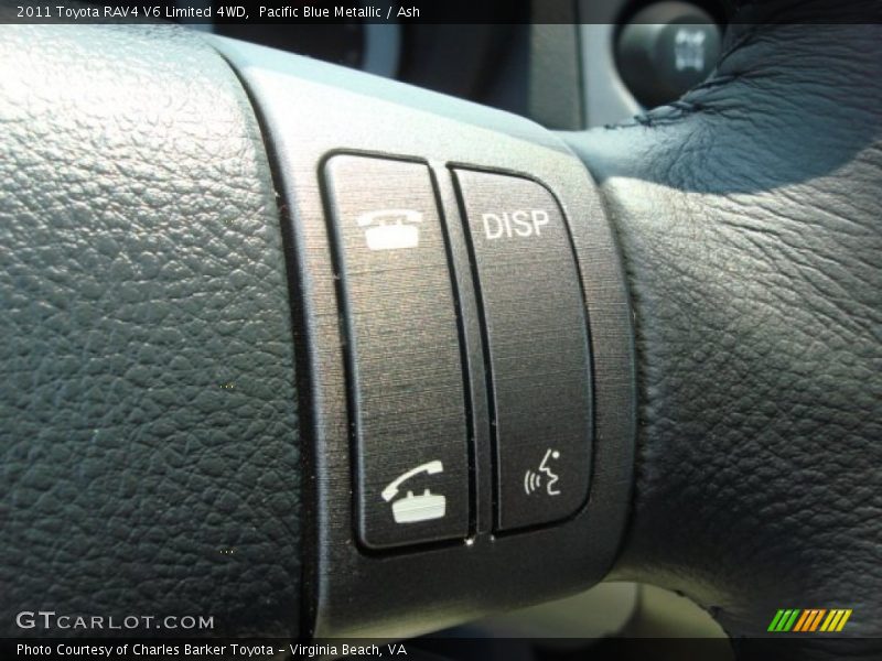 Pacific Blue Metallic / Ash 2011 Toyota RAV4 V6 Limited 4WD