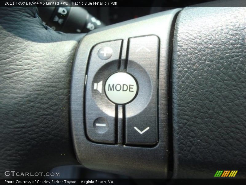 Pacific Blue Metallic / Ash 2011 Toyota RAV4 V6 Limited 4WD