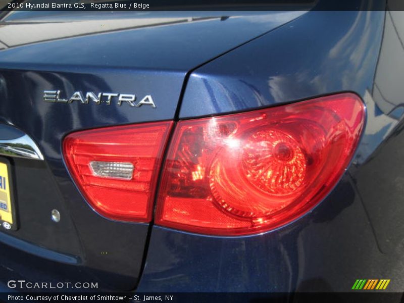 Regatta Blue / Beige 2010 Hyundai Elantra GLS