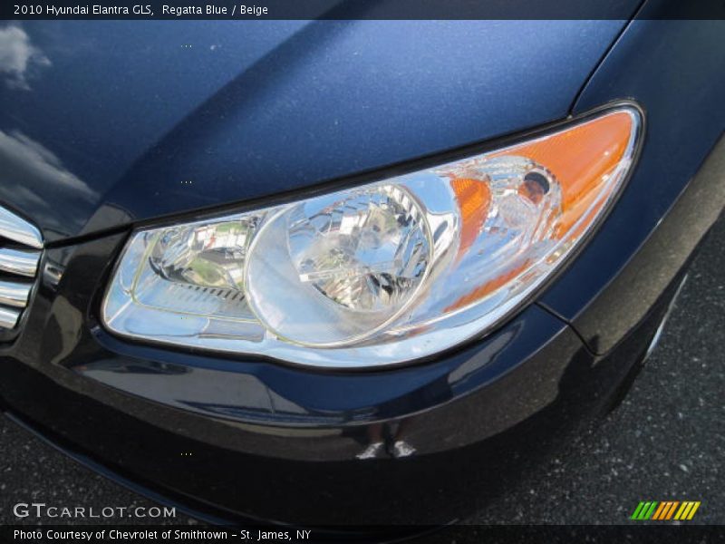 Regatta Blue / Beige 2010 Hyundai Elantra GLS