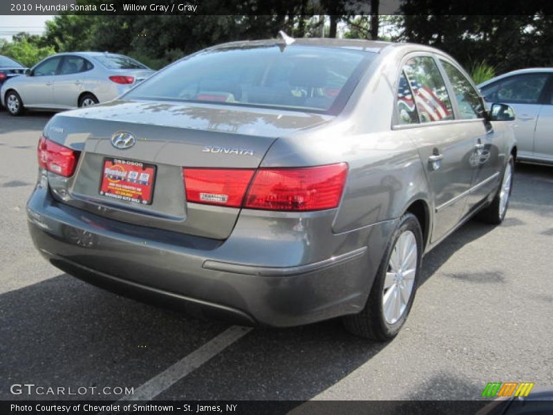 Willow Gray / Gray 2010 Hyundai Sonata GLS