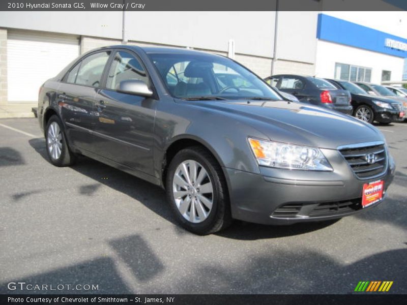 Willow Gray / Gray 2010 Hyundai Sonata GLS