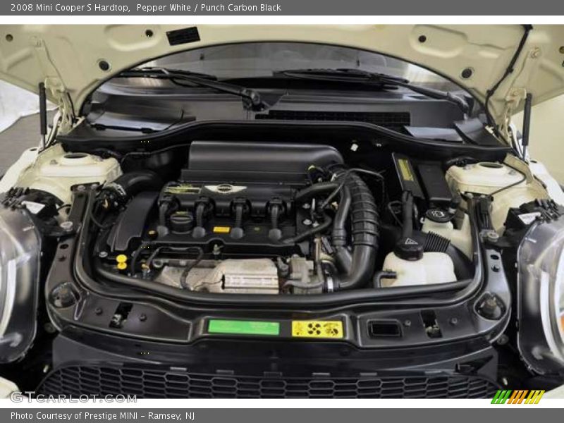 Pepper White / Punch Carbon Black 2008 Mini Cooper S Hardtop