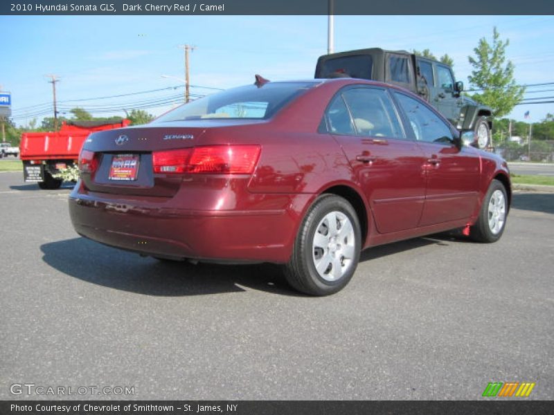 Dark Cherry Red / Camel 2010 Hyundai Sonata GLS