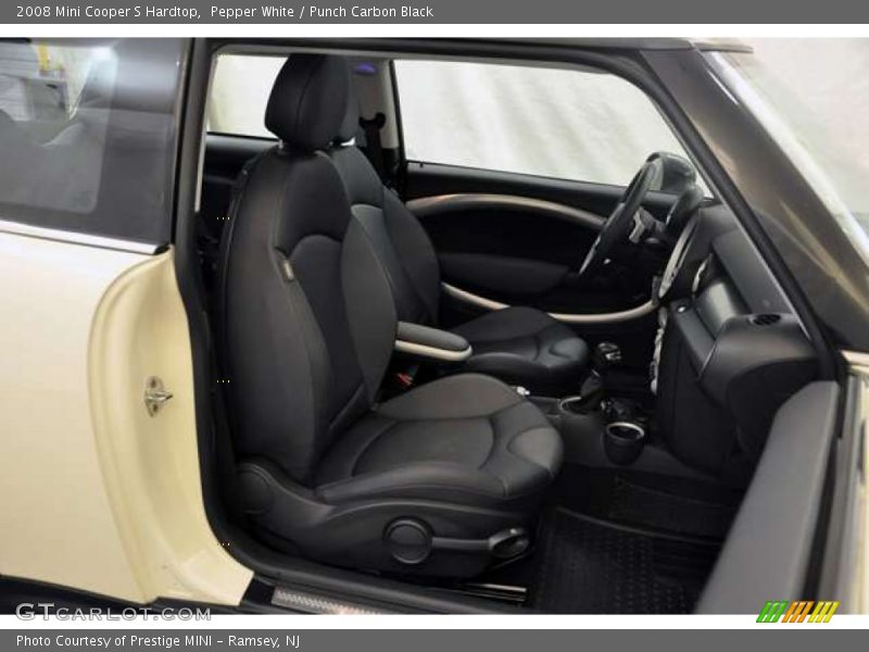 Pepper White / Punch Carbon Black 2008 Mini Cooper S Hardtop