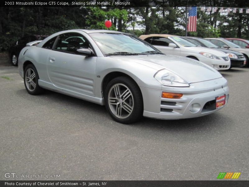 Sterling Silver Metallic / Midnight 2003 Mitsubishi Eclipse GTS Coupe