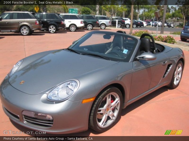 Seal Grey Metallic / Black 2006 Porsche Boxster S