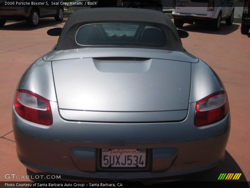 Seal Grey Metallic / Black 2006 Porsche Boxster S