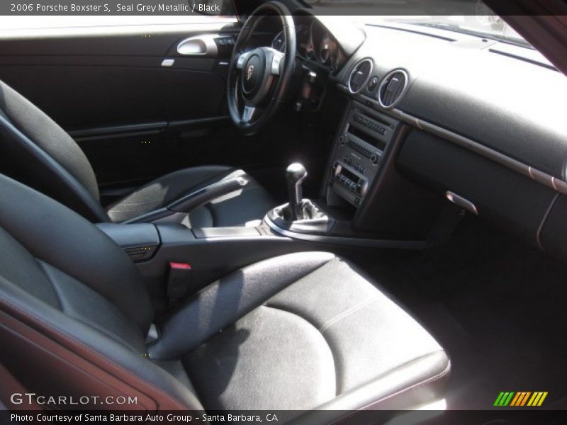 Seal Grey Metallic / Black 2006 Porsche Boxster S