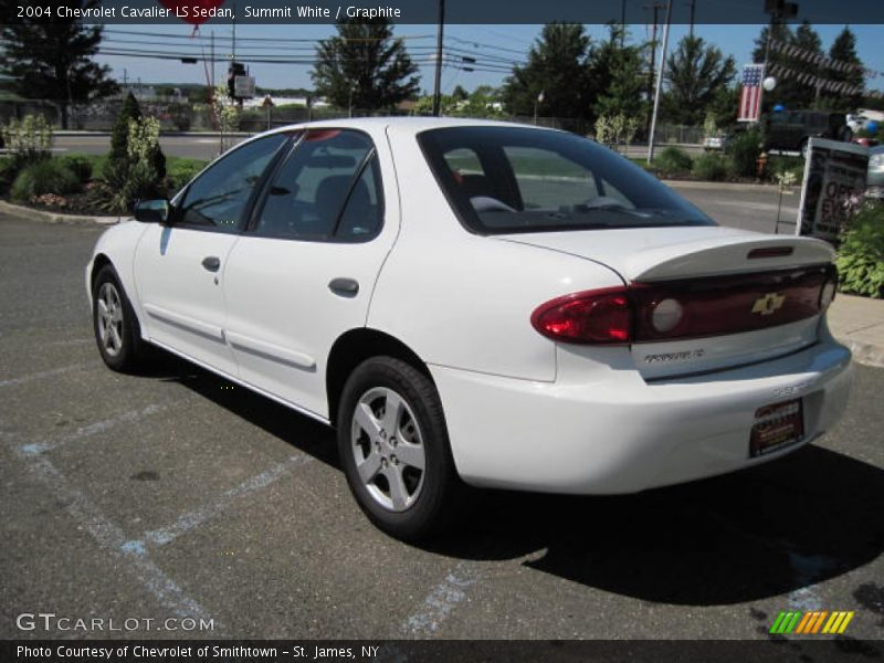 Summit White / Graphite 2004 Chevrolet Cavalier LS Sedan