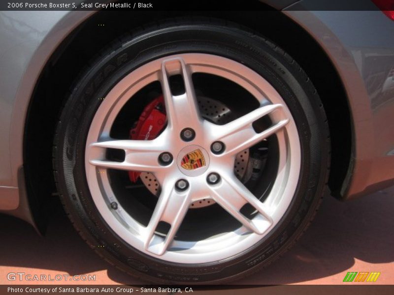 Seal Grey Metallic / Black 2006 Porsche Boxster S