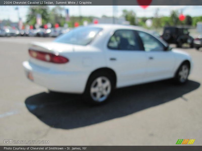 Summit White / Graphite 2004 Chevrolet Cavalier LS Sedan