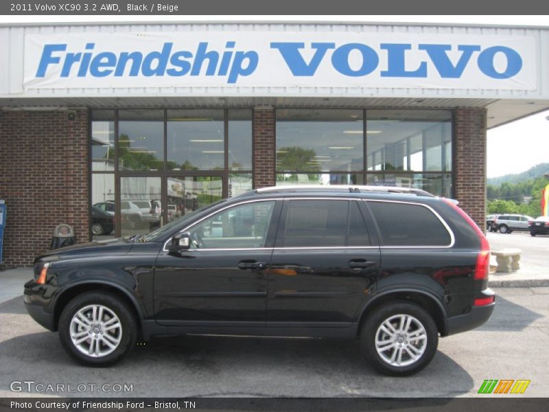 Black / Beige 2011 Volvo XC90 3.2 AWD