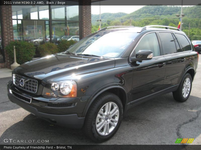 Black / Beige 2011 Volvo XC90 3.2 AWD