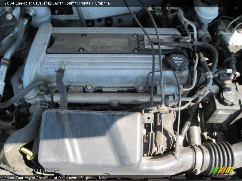 Summit White / Graphite 2004 Chevrolet Cavalier LS Sedan
