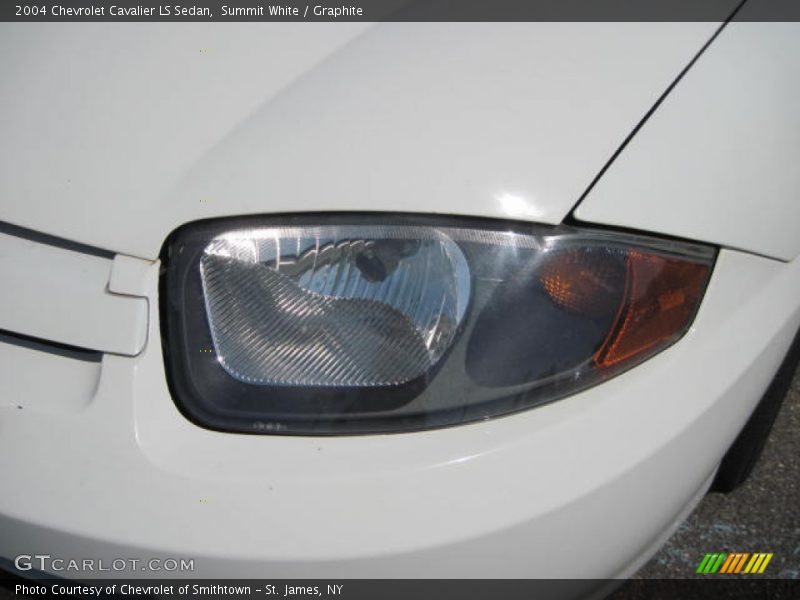 Summit White / Graphite 2004 Chevrolet Cavalier LS Sedan