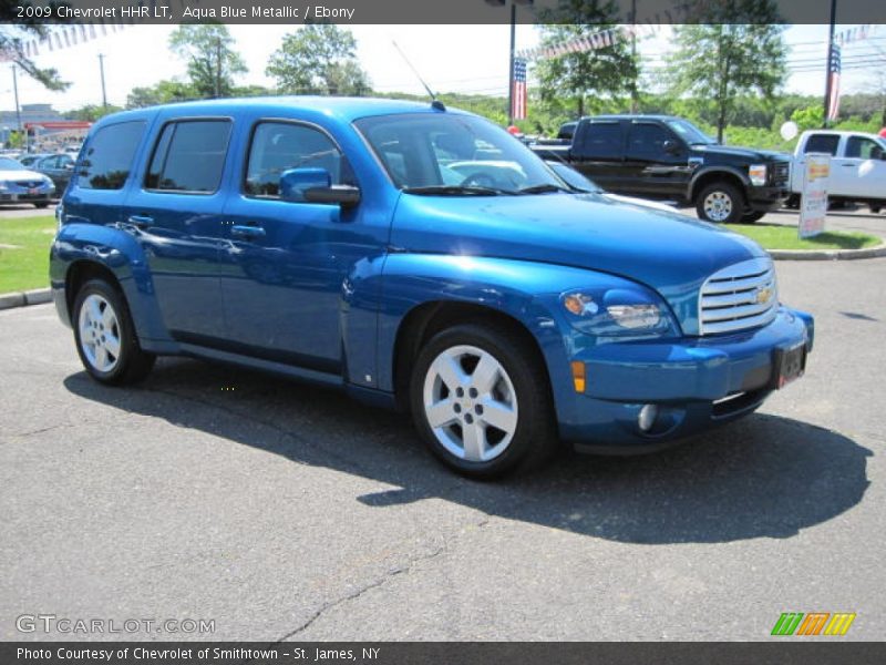 Aqua Blue Metallic / Ebony 2009 Chevrolet HHR LT