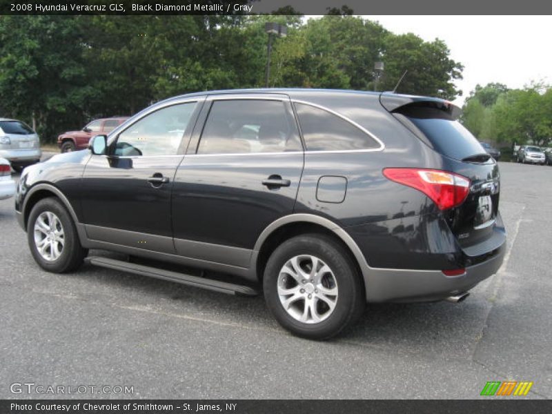 Black Diamond Metallic / Gray 2008 Hyundai Veracruz GLS