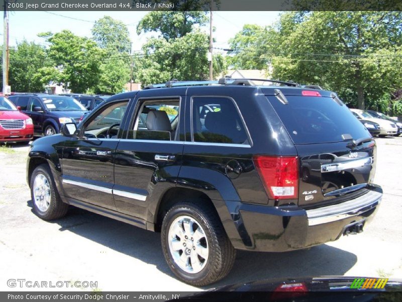 Black / Khaki 2008 Jeep Grand Cherokee Overland 4x4