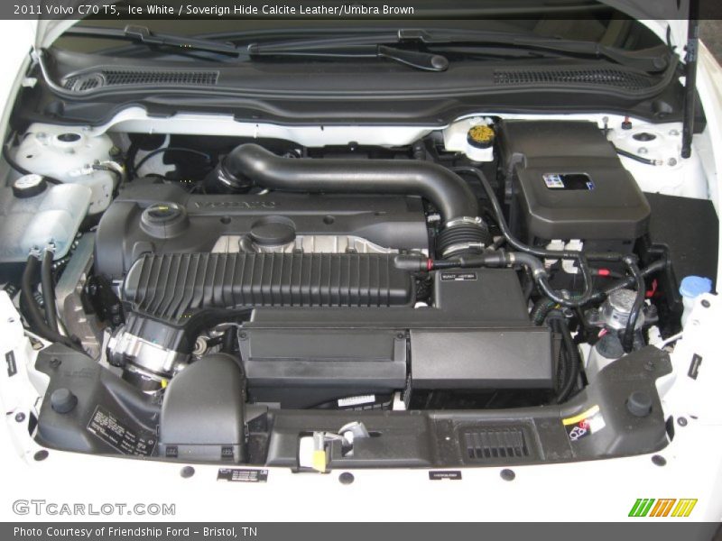 Ice White / Soverign Hide Calcite Leather/Umbra Brown 2011 Volvo C70 T5