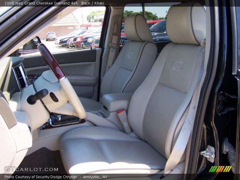 Black / Khaki 2008 Jeep Grand Cherokee Overland 4x4