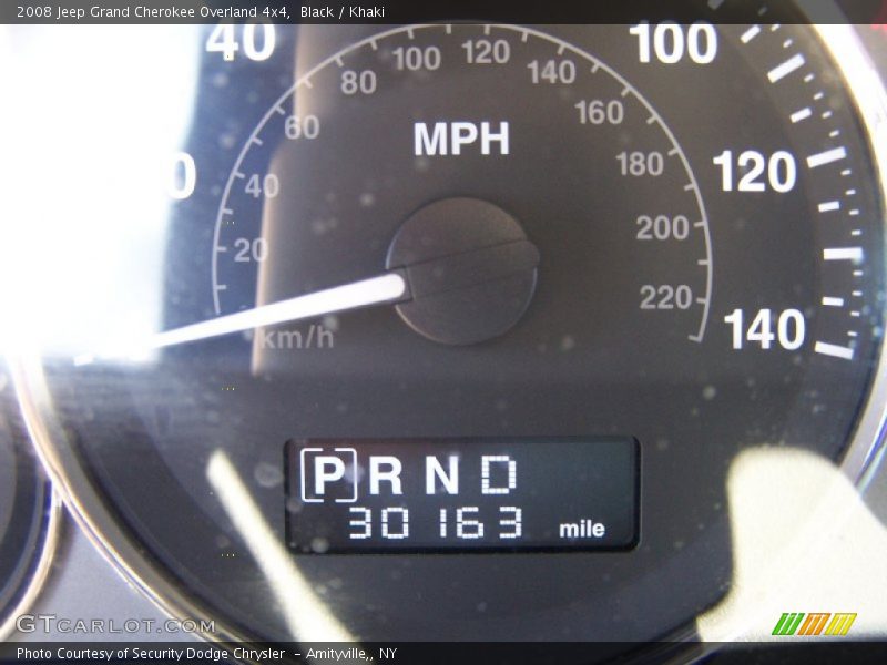 Black / Khaki 2008 Jeep Grand Cherokee Overland 4x4