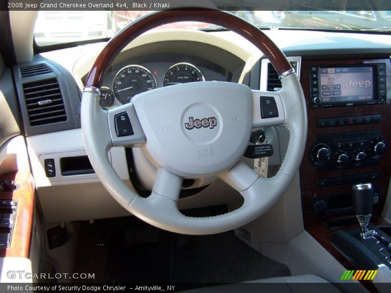 Black / Khaki 2008 Jeep Grand Cherokee Overland 4x4