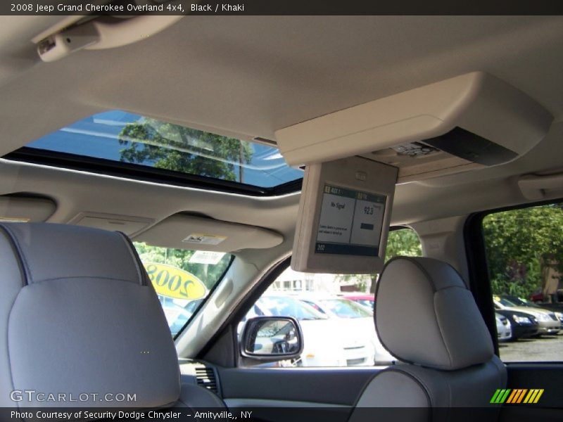 Black / Khaki 2008 Jeep Grand Cherokee Overland 4x4