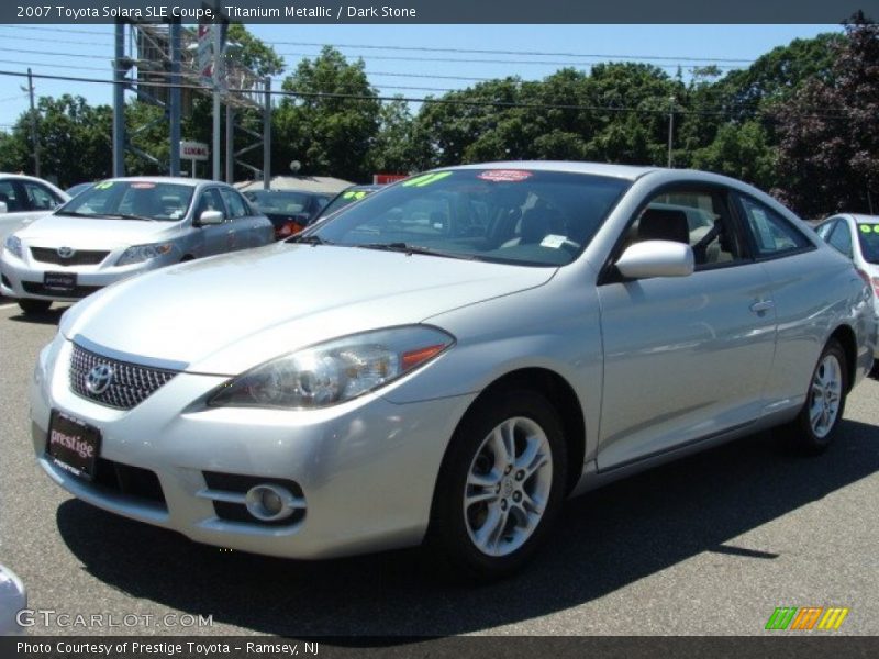 Titanium Metallic / Dark Stone 2007 Toyota Solara SLE Coupe