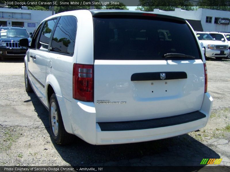 Stone White / Dark Slate/Light Shale 2008 Dodge Grand Caravan SE