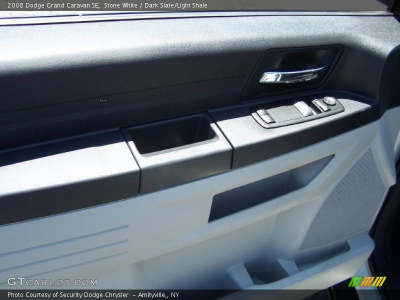 Stone White / Dark Slate/Light Shale 2008 Dodge Grand Caravan SE