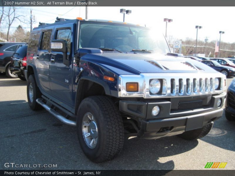 All Terrain Blue / Ebony Black 2007 Hummer H2 SUV