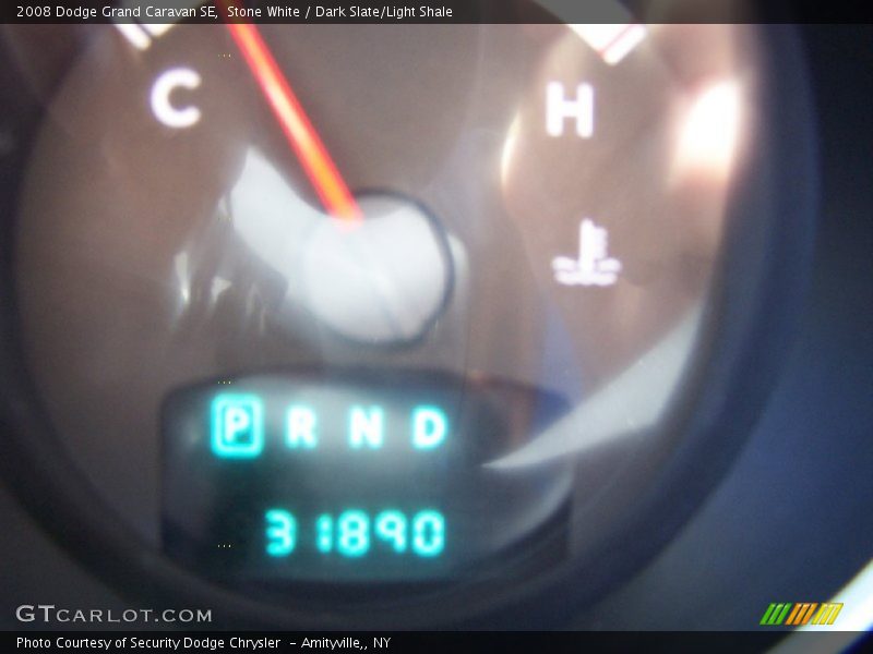 Stone White / Dark Slate/Light Shale 2008 Dodge Grand Caravan SE