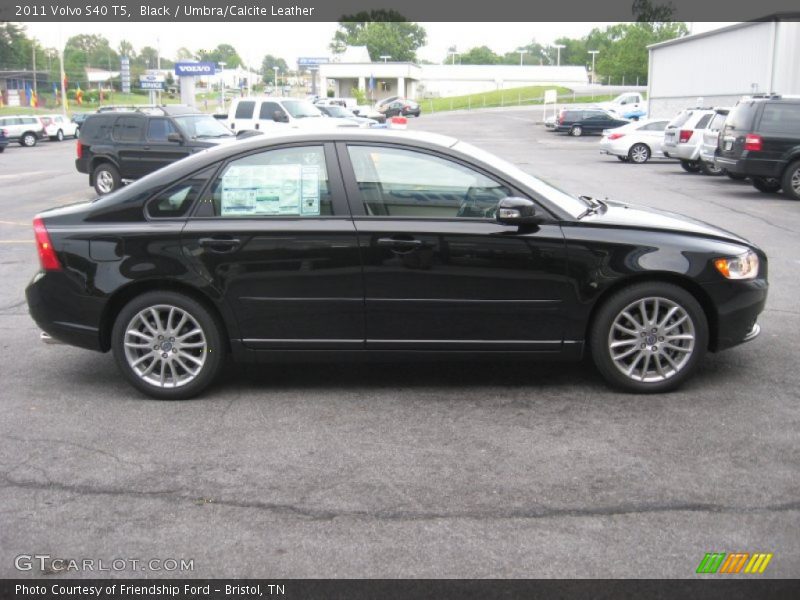 Black / Umbra/Calcite Leather 2011 Volvo S40 T5