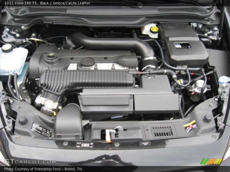 Black / Umbra/Calcite Leather 2011 Volvo S40 T5