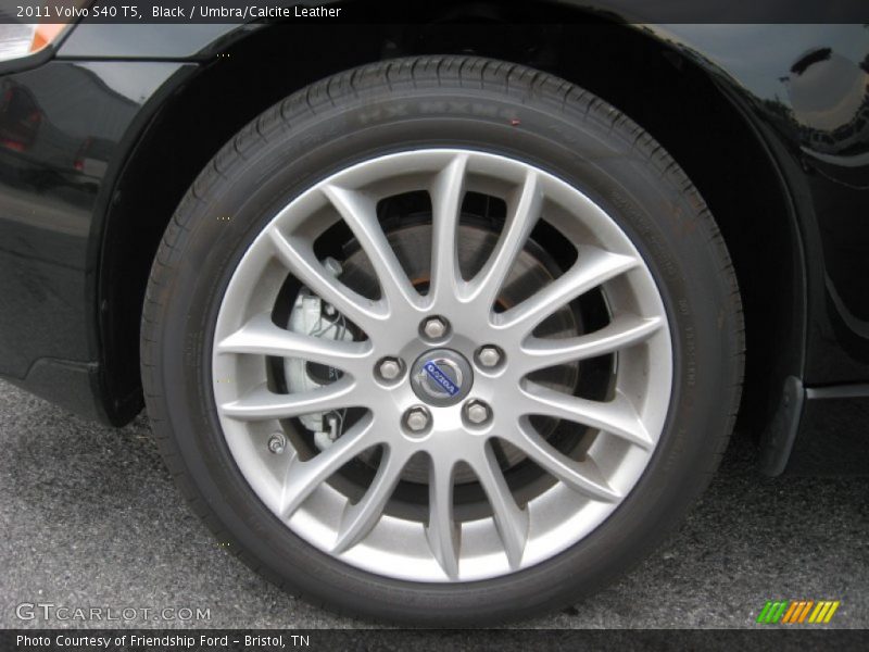 Black / Umbra/Calcite Leather 2011 Volvo S40 T5