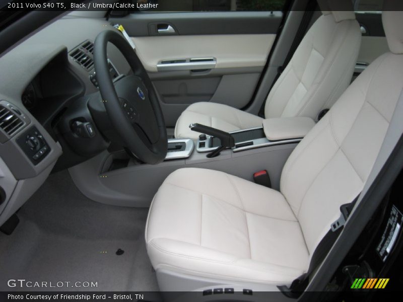 Black / Umbra/Calcite Leather 2011 Volvo S40 T5