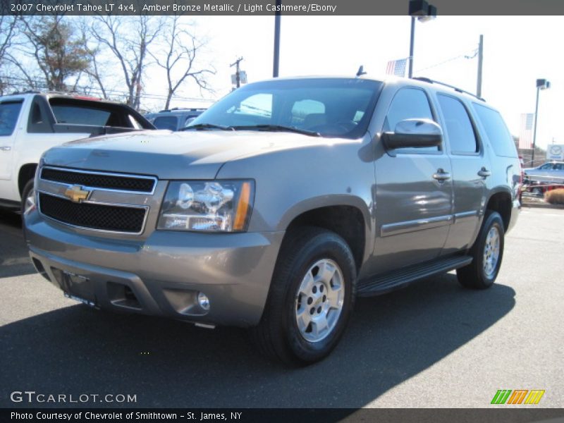 Amber Bronze Metallic / Light Cashmere/Ebony 2007 Chevrolet Tahoe LT 4x4