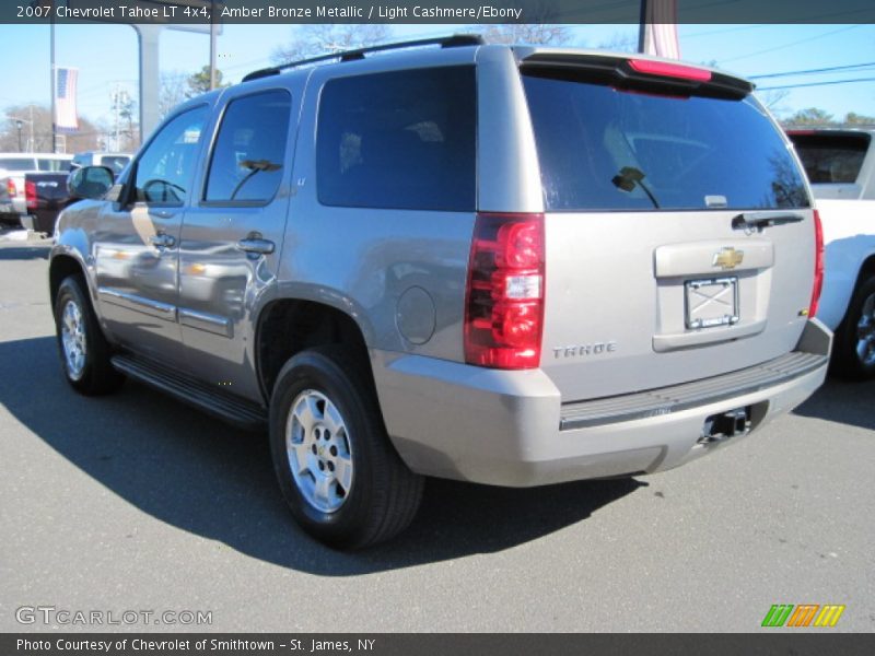 Amber Bronze Metallic / Light Cashmere/Ebony 2007 Chevrolet Tahoe LT 4x4