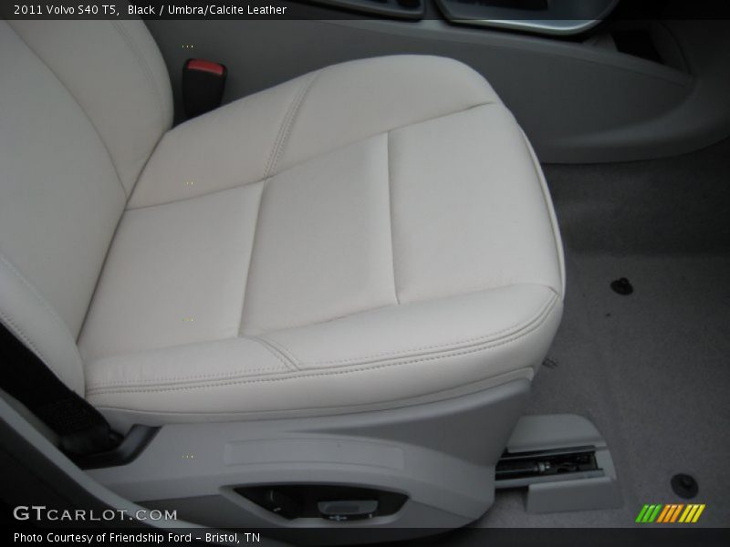 Black / Umbra/Calcite Leather 2011 Volvo S40 T5