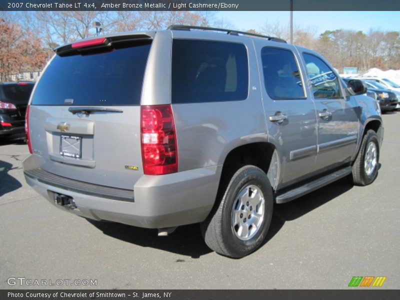 Amber Bronze Metallic / Light Cashmere/Ebony 2007 Chevrolet Tahoe LT 4x4