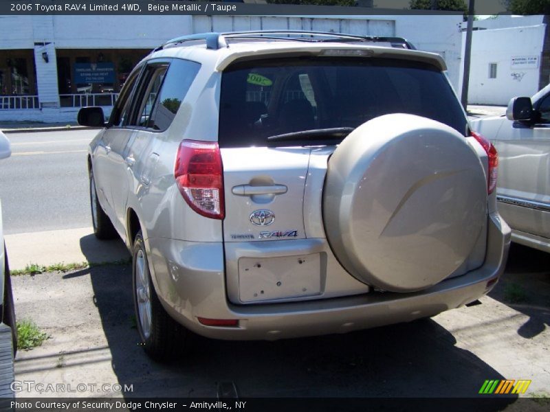 Beige Metallic / Taupe 2006 Toyota RAV4 Limited 4WD