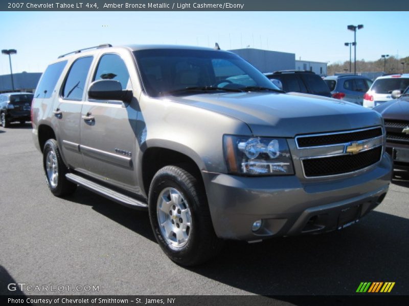 Amber Bronze Metallic / Light Cashmere/Ebony 2007 Chevrolet Tahoe LT 4x4