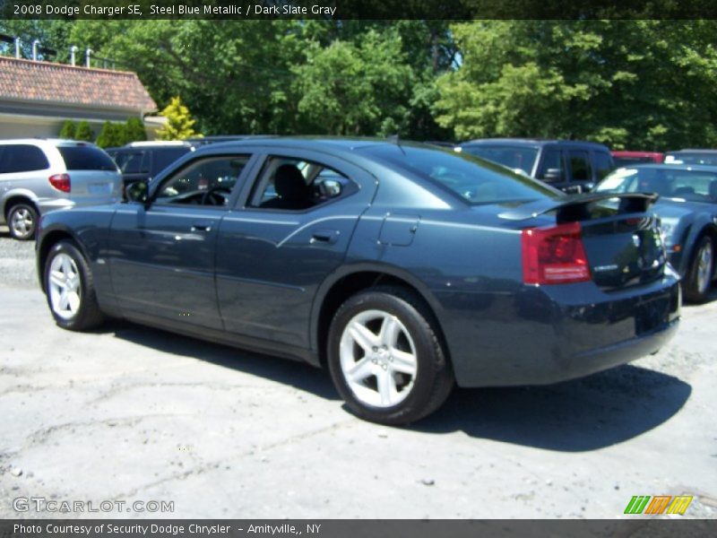 Steel Blue Metallic / Dark Slate Gray 2008 Dodge Charger SE