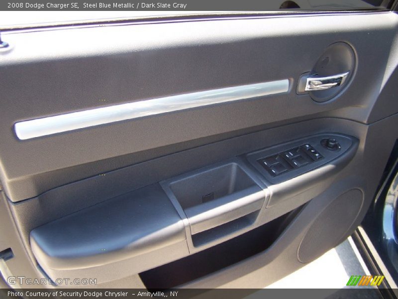 Steel Blue Metallic / Dark Slate Gray 2008 Dodge Charger SE