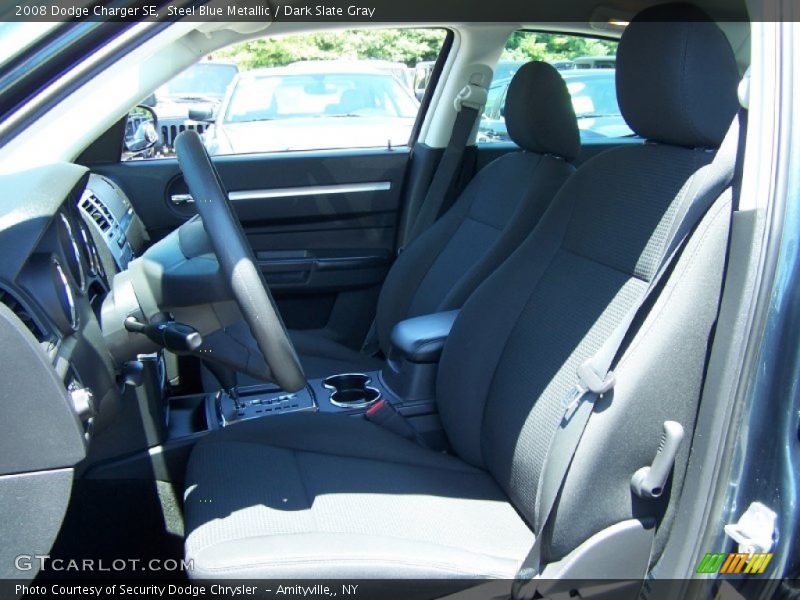 Steel Blue Metallic / Dark Slate Gray 2008 Dodge Charger SE
