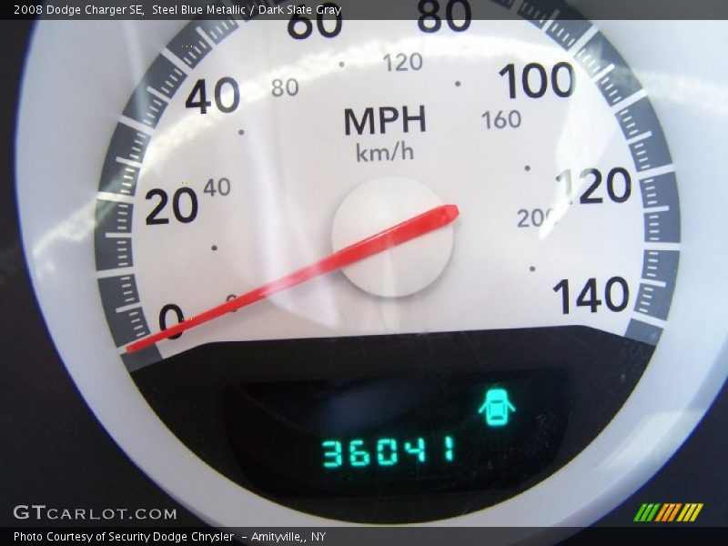 Steel Blue Metallic / Dark Slate Gray 2008 Dodge Charger SE