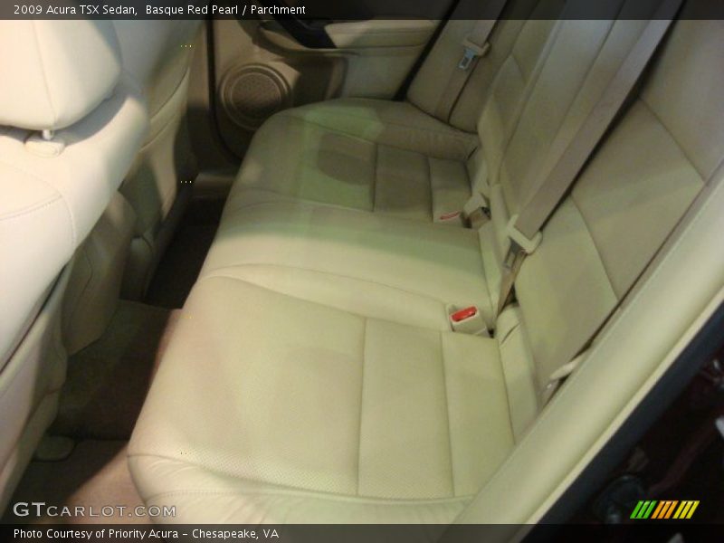 Basque Red Pearl / Parchment 2009 Acura TSX Sedan