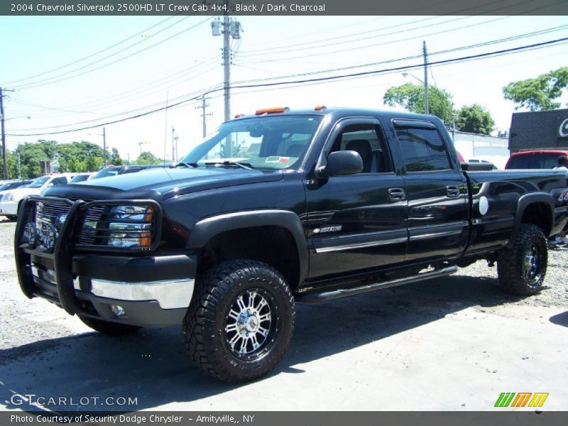 Black / Dark Charcoal 2004 Chevrolet Silverado 2500HD LT Crew Cab 4x4